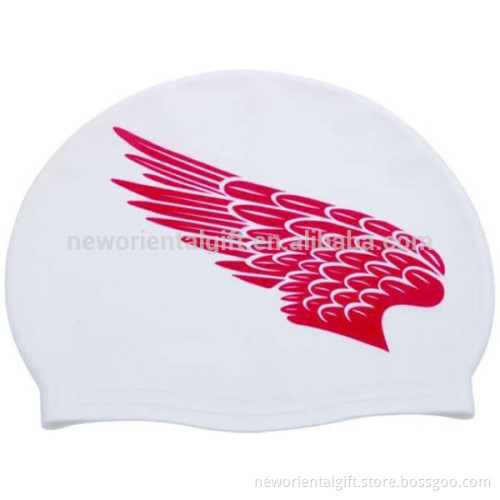 Custom logo Printing Silicone Swimming Cap